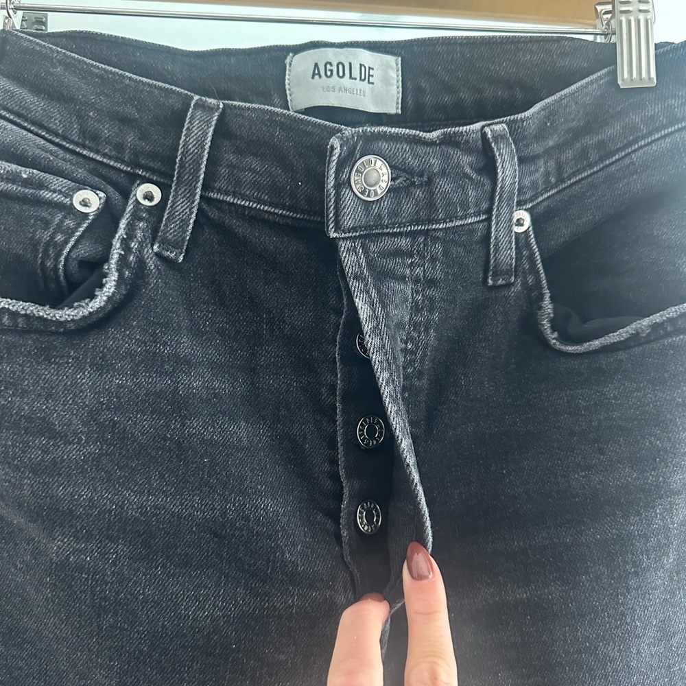 AGOLDE Riley High Rise Straight Crop Jeans - Picture 8 of 8